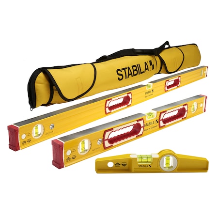Stabila Stabila Aluminum Magnetic Level Set 48370